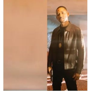 Bad Boys For Life Will Smith Brown Leather Jacket
