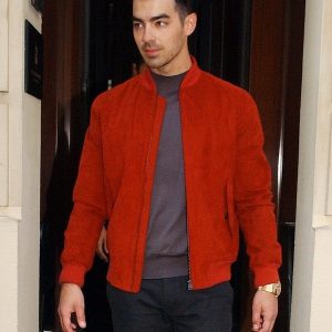 Joe Jonas Suede Jacket