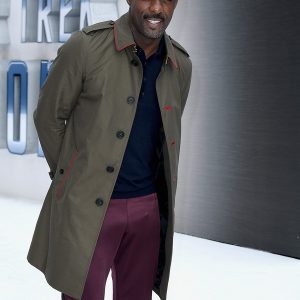 Idris Elba In Lovely Cotton Coat